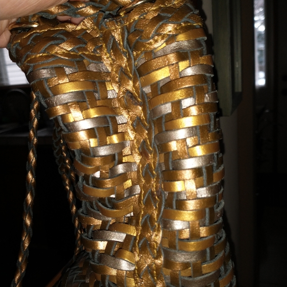 VINTAGE Beautiful Y and S Original Bucket Bag - Picture 7 of 9